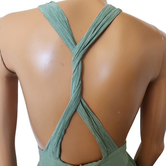 Cupshe Halter Green Dress Large - Picture 5 of 9